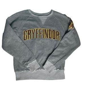 Harry Potter‎ Gryffindor Women's XS gray sweatshirt Universal Studios X-Small